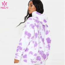 Wholesale Fashion Custom Logo Tie-Dye Blank Hoodies